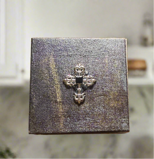 Wooden goth trinket box