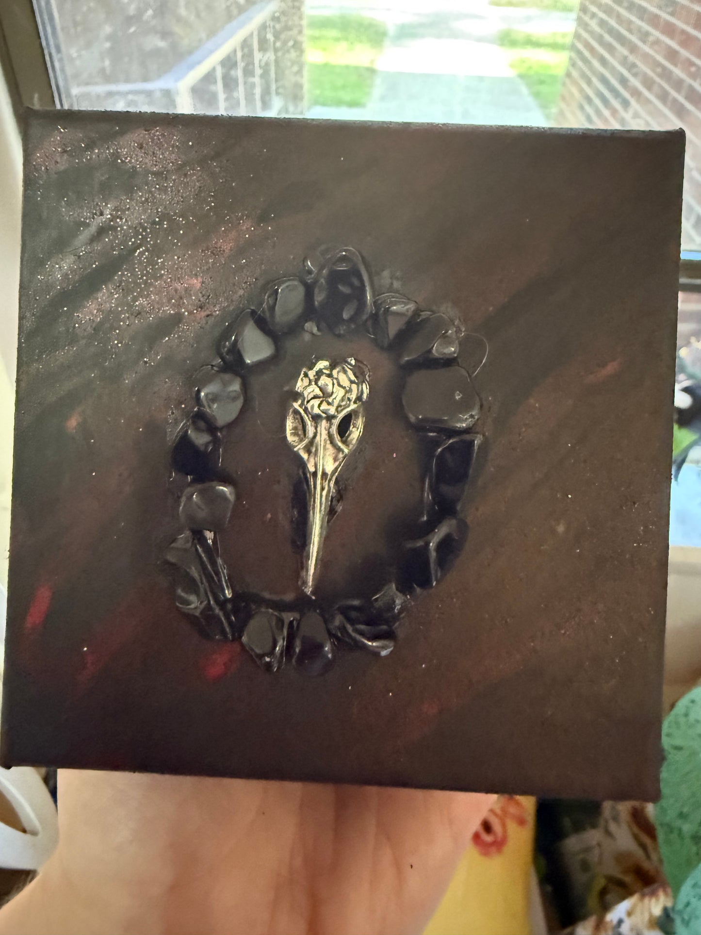Black & red trinket box