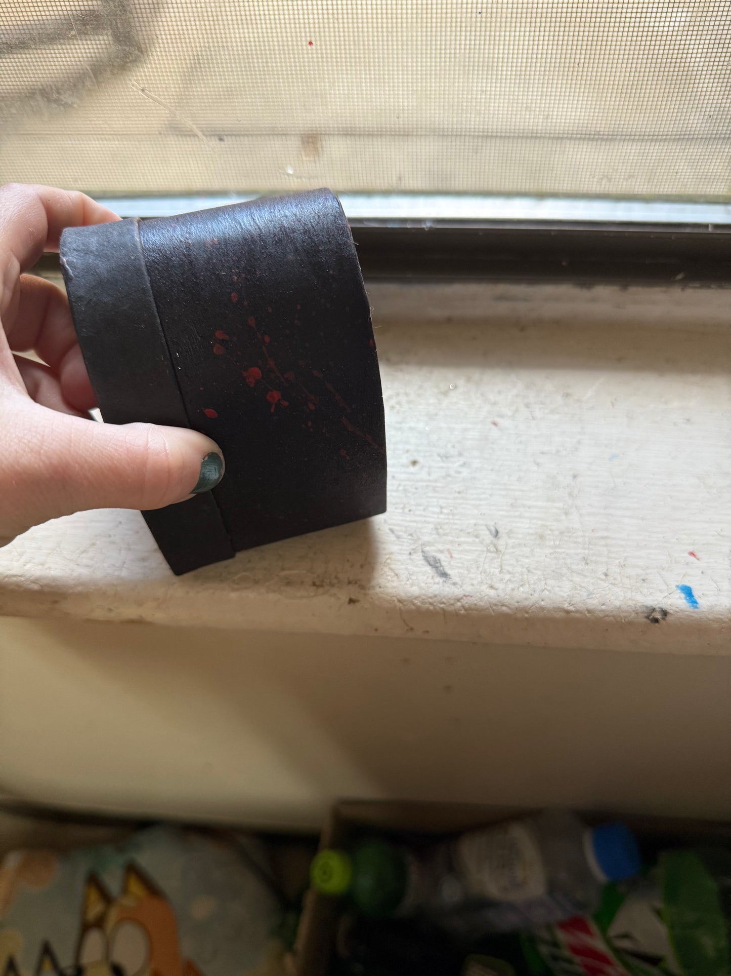 trinket box with keychain inside
